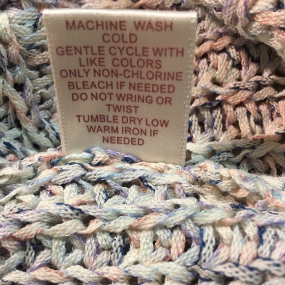 YORK & HUDSON Women's Tape Yard Crewneck Sweater In Blush Multi XL NWOT - Picture 5 of 14